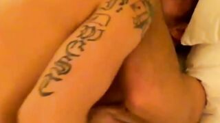 Two buff studs Brogan Reed and Dameon Black bareback and jizz like crazy