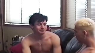 BobAuntie.com - Old guys and amateur youngsters enjoy a dick sucking orgy