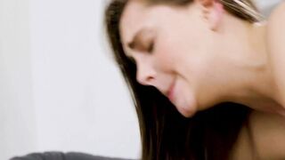 NURU STROKES - Bombshell Aften Opal Takes A Huge Cock Deep Into Her Soak Snatch During NURU Rubs