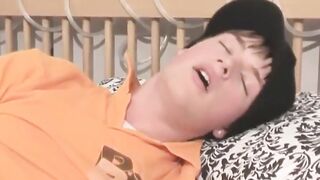 BoyDesire.com - Solo twink Leon Huston's deep dildo fucking and creamy finale