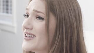Natural tits babe Aria Kai doggystyle pounded by stepbro