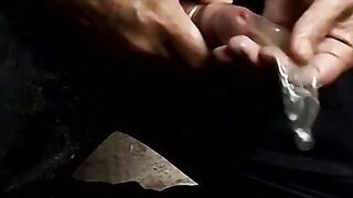 FilthyPissPlay.com - Freaky gay wanks and pisses all over in intense kinky play