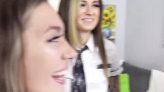 BFFs bang security guy in foursome to keep their secret
