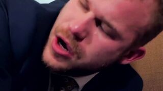 PlayingMen.com - Hung bartender fucking classy young businessman with hard and deep s