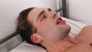 Bossy bottom soldier Trent Max was dominated in wild dickriding and ass fucking
