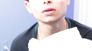 GayStepBros.com - Young gay erupts with cum after an exhilarating raw stepfamily fuck