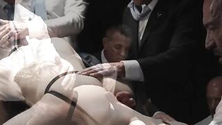 Hunk horny DILF millionaires analed their sex toy