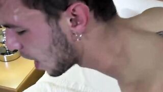 FuckBoysRaw.com - Kai and Billy eating ass before a hairy bareback fuck ride