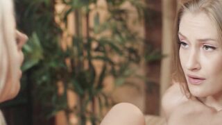 Skinny Blondes Tiffany Tatum & Zazie Skymm Have Soft Passionate Sex After Class