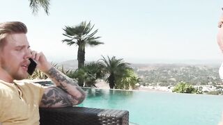Steve Rickz cant resist the big ass TS pool cleaner