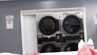 ADULT TIME - Sneaky Outside Laundromat With Stranger Banged! For Insatiable Skank Jennifer White!