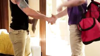 RawNextDoor.com - River Elliot shoves his raw cock passionately inside Tom Faulk's as