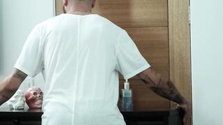 DisruptiveMovie.com - Chris Damned pumps boyfriend Gabe Bradshaw's mouth full of warm