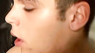 Straight thug with tattoos has an orgasm after cock stroking