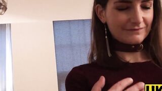 UKSubSluts.com - Tattoed Adreena Winters' hard ride on a big dick and fucking