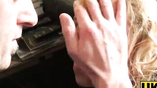 UKSubSluts.com - Hot Sasha Steele's pussy pounding and fucking with Pascal