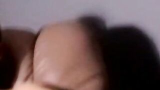 Young amateur masturbates his big cock solo and cums