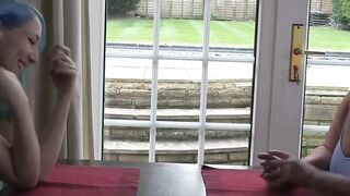 MatureLacey.com - Hot granny lesbian titty fucking with an alt teen