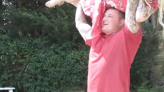 MatureLacey.com - GILF's threesome ends with a messy cumswap facial