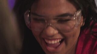 GIRLSWAY - Cougar Dee Williams Makes oriental Kimmy Kimm And Her Roommate Squirt After She Caught Them