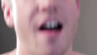 Throat fucking and anal sex with two muscular gays