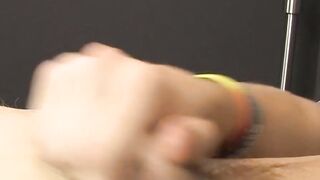 Skinny twink Tommie Reed anal dildo play and solo wanking