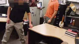 Pawnee rides cock to avoid walking out of the shop broke