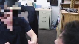 Desperate Latino pawnee fucks broker for extra cash