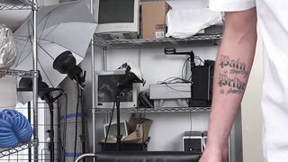 Young straighty ass slammed at the BBC office