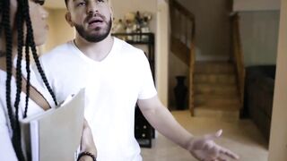 Stepdad helps her stepdaughter release stress after school