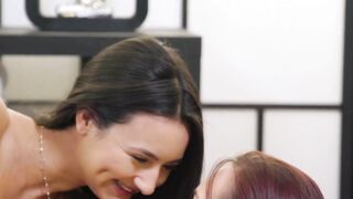 ALL CHICK GRIND - 2 Adorable Friends Aidra Fox and Eliza Ibarra Try Out A New Grind Room