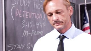 DEVILS VIDEO - Erotic 19 Year Old Melody Marks Slides Her Professor's Long Dick Inside Her Mouth And Soak Cunt