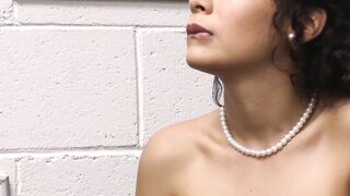 Petite Latina Sarah Lace is caught stealing so she needs to do certain things to walk