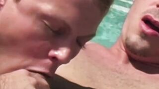 Gorgeous and slim Tyler Fox has a raw talent for guzzling sticky cum