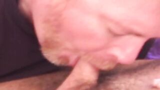 BobAuntie.com - Amateur gay receives blowjob from old freak and jerks off hard
