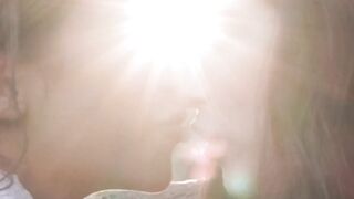 Naturally Stacked Bad Influence April Olsen Seduces Nerdy Thin Dark Haired Jane Wilde