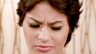 Naturally Stacked Dark Hair Seduces beauty Bestie Inside Making A Sex Video Together