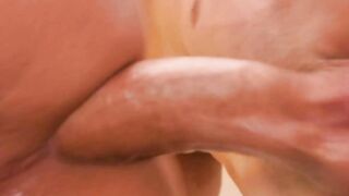 Tatted heartthrobs Xander and Archi on steamy shower sex