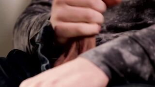 NextDoorXXX.com - Handsome jock manhandles his fat cock in a jerk off scene