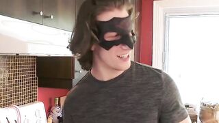 MaskXXX.com - Rebel hunk Jake's kitchen wanking it for that cumshot in solo