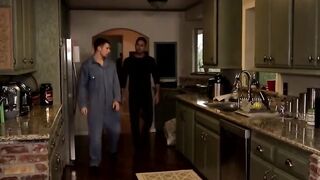 RawNextDoor.com - Wesley Woods bends Markie More over before plunging his raw cock de