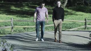 DisruptiveMovie.com - Andrew Miller toys with stepbros Trevor Harris and Elliot Finn'