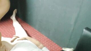 German housewife fucks a strange man into the sex cinema