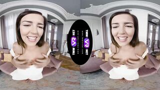 TmwVRnet - Cindy Shine - sexy shows her brightest orgasm