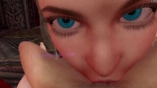 Monstrous Empress blows the life out a innocent dude's cock (pov)