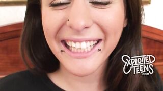 Pierced Teenagers blows and fucks inside this point of view movie