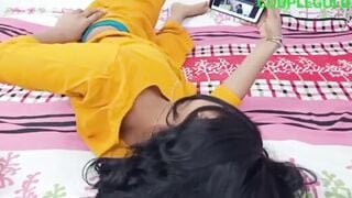Rukho main porn clip dekh rahi hu