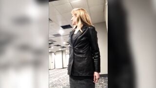 Paulina Stripping inside Outdoor + Cumming inside Hotel Lobby