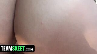 Huge Butt 19 Yo Pounded By The Pool