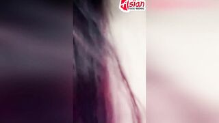 Amateur Thai dyke licks her friend's bushy twat